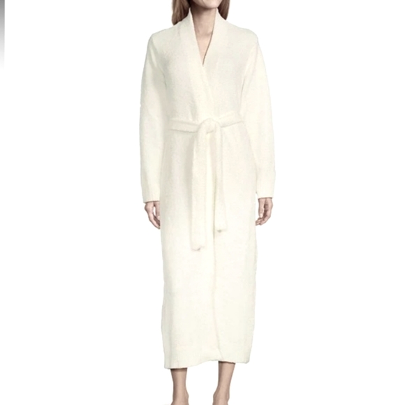 UGG Lenny Cozy Knit Sweater Robe - Cream - Picture 4 of 10